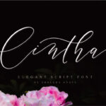 Cintha Font Poster 13