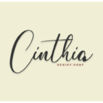 Cinthia Font Poster 1