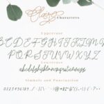 Claire Script Font Poster 13