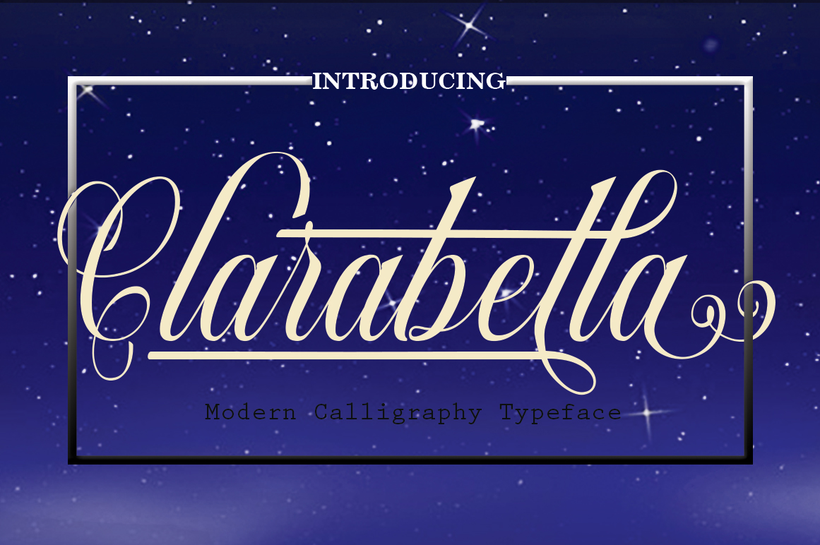 Clarabella Font Poster 1