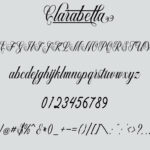 Clarabella Font Poster 8