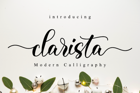 Clarista Script Font Poster 1