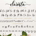 Clarista Script Font Poster 11