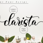 Clarista Script Font Poster 10