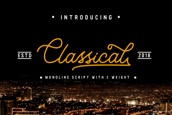 Classical Font