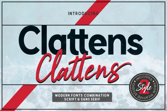 Clattens Duo Font