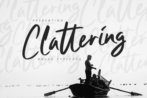 Clattering Font Poster 1