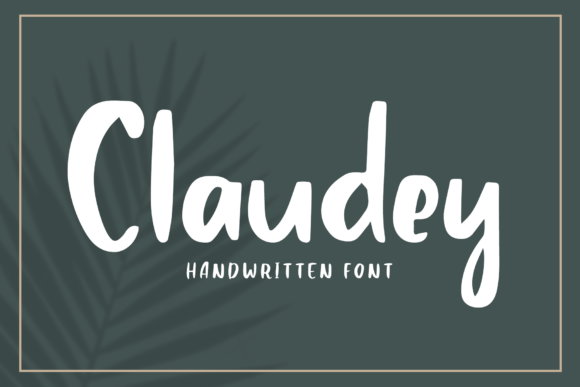 Claudey Font Poster 1