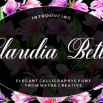 Claudia Betta Font Poster 1