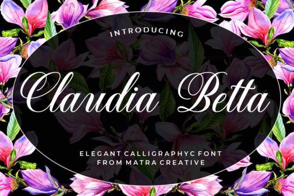 Claudia Betta Font Poster 1