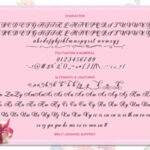 Claudia Betta Font Poster 9