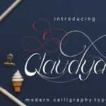 Claudya Font Poster 1