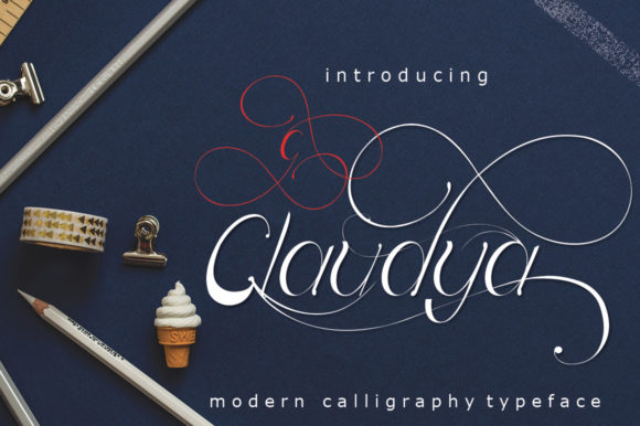 Claudya Font Poster 1