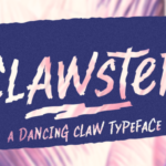Clawster Font Poster 1