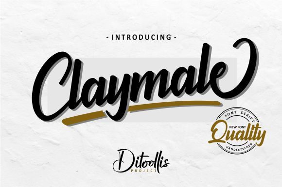 Claymale Font Poster 1