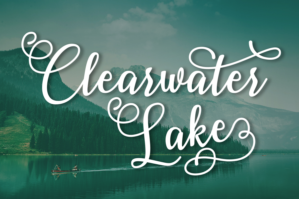 Clearwater Lake Font