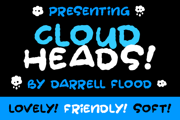 Cloudheads Font Poster 1