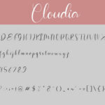 Cloudia Font Poster 7