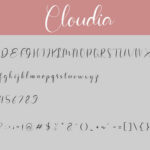 Cloudia Font Poster 7