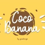 Coco Banana Font Poster 1