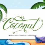 Coconut Script Font Poster 1