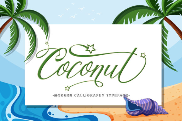 Coconut Script Font Poster 1