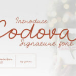 Codova Font Poster 1
