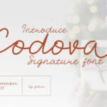 Codova Font Poster 1