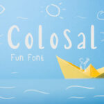 Colosal Font Poster 1