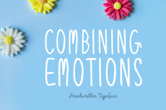 Combining Emotions Font Poster 1