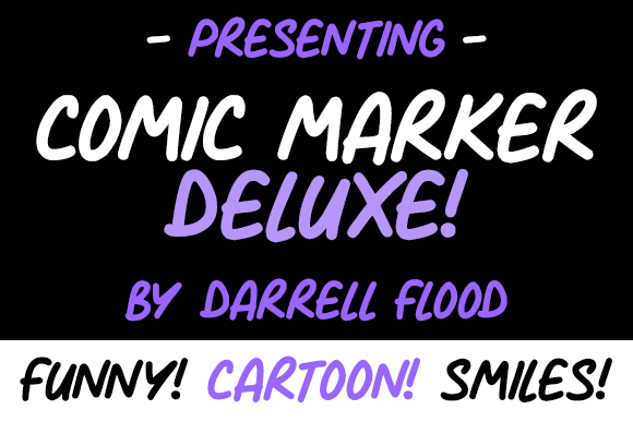Comic Marker Deluxe Font