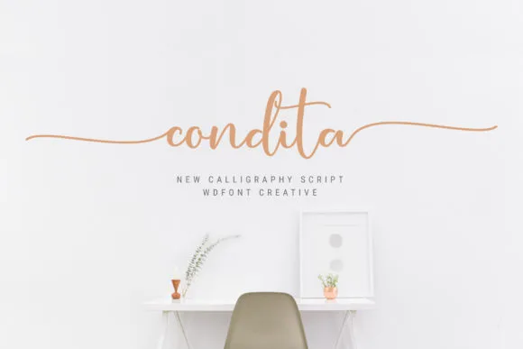 Condita Font Condita Font Poster 1