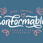 Conformable Font Poster 1