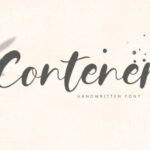 Contener Font Poster 1