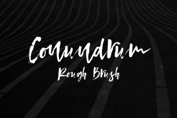 Conundrum Font Poster 1