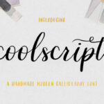 Coolscript Font Poster 1