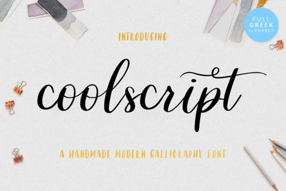 Coolscript Font Poster 1