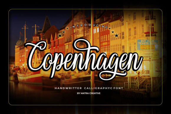 Copenhagen Font Poster 1