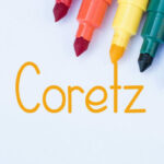 Coretz Font Poster 1