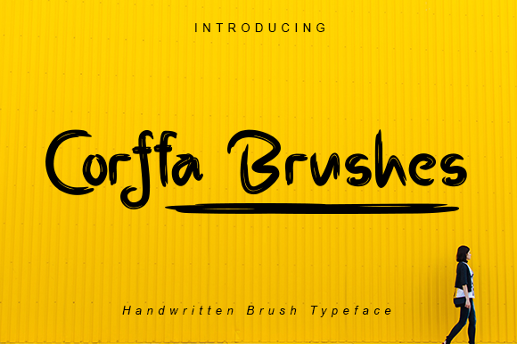 Corffa Brushes Font