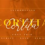 Corlita Trio Font Poster 1