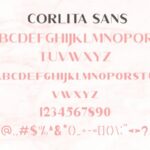 Corlita Trio Font Poster 9