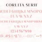 Corlita Trio Font Poster 10