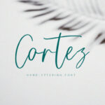 Cortez Font Poster 1