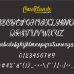 Courtland Font Poster 7