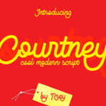 Courtney Font Poster 1