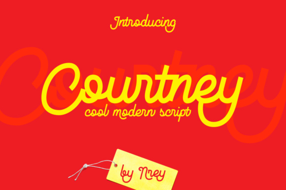 Courtney Font Poster 1