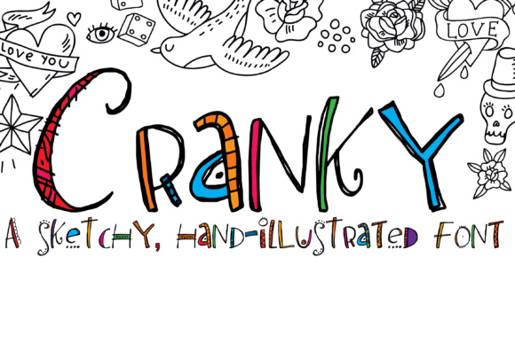 Cranky Font Poster 1