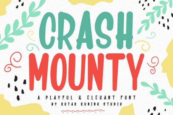 Crash Mounty Font Poster 1