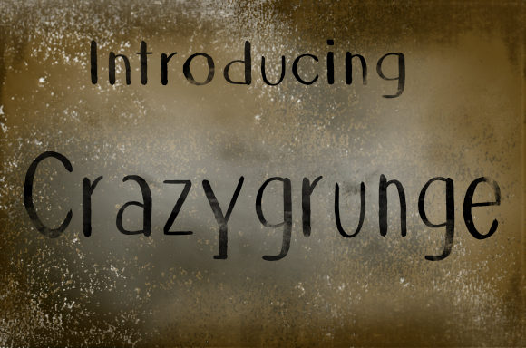 Crazygrunge Font Poster 1